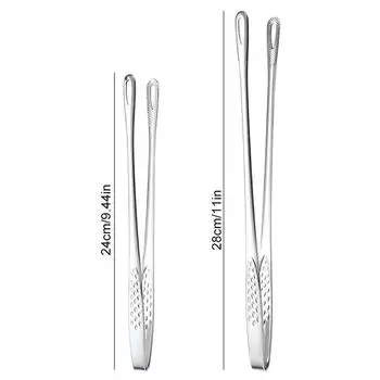 Kitchens Accessories Tools Bbq Non-slip Home Kitchen 304 Cooking Stainless Tool Long Gadget Steel Tongs Handle Food Dining Item