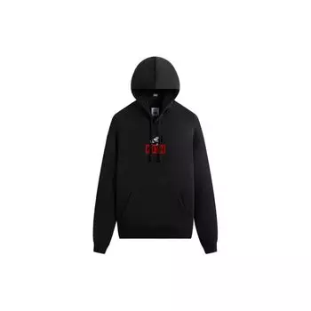 Kith Для Микки и друзей Cyber Monday Микки Классический логотип Толстовка с капюшоном Черный унисекс Топы KHM031774-001 M