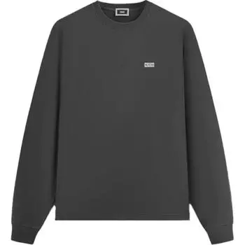 Kith Lax Classic Fashion Loose Long Sleeve T-Shirt Men Tops Carbon KHM032596-016 L