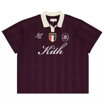 Kith Футболка-джерси унисекс Shadow Stripe Marcel Rave, красные KHM032089-698 L