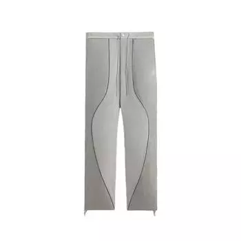 KITH X K-Tech Collaboration SS25 Seamed Nylon Bolt Waterproof Logo Lace-Up Fashion Casual Pants Men pants KHM060773-2012 M