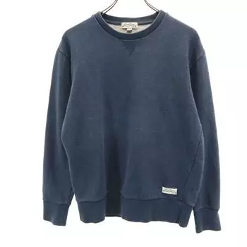 Kitsune Tee Made in Portugal Long sleeve sweat trainer M Navy Men s Used