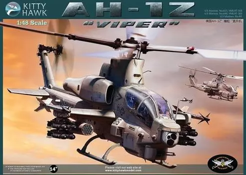 Kitty Hawk Модель Viper Пластиковая модель KH80125 1/48 AH-1Z (Вертолет)