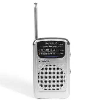 KK19 Портативные AM FM-радио Радиоприемники с батарейным питанием Лучший прием Простая настройка Компактные радиоприемники