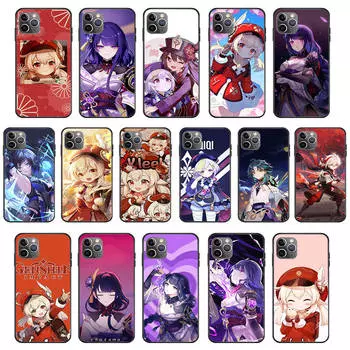 KK-17 Genshin Soft Case for Xiaomi Poco F5 F6 M6 X3 X6 Redmi 10A 10C 12C 13C 9A 9C 9T A3 A3X Note 8 9 10 11 12 13 C65 C50 C51 C55 Pro Plus 4G 5G