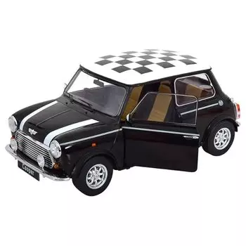 KK масштаб 1/12 mini cooper клетчатый флаг черный/белый правый руль Готовый продукт