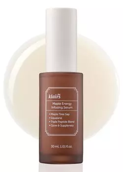 Klairs Pore Firming Serum Maple Energy Infusing Serum 30 мл Ампула Кожный барьер Стареющая кожа Тонкие линии Уход за морщинами Упругость кожи Дряблость Увлажнение