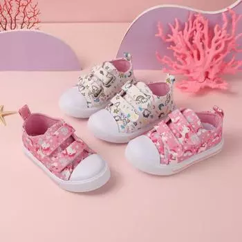Классические детские парусиновые туфли Zapatillas, осенние детские кроссовки с героями мультфильмов, дышащие кроссовки для скейтбординга, повседневная обувь для девочек, детская обувь Zapatos Nia 5-20-insole13.6cm розовый