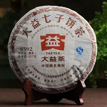 Классический 8592 Пирожное Чай Пуэр 2013 г. 357г Спелый Пуэр Пуэр Шу TAETEA 357g