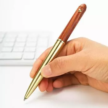 Классический дизайн, 0,5 мм, шариковая ручка из металла и дерева, ручка Business Signature