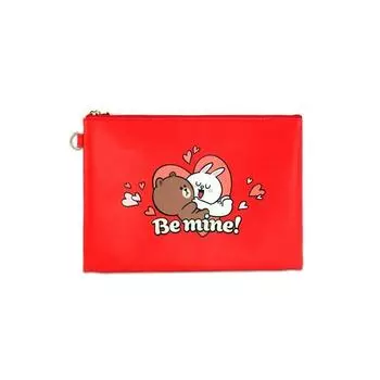 Клатч Monopoly Line Friends с плоским сердцем