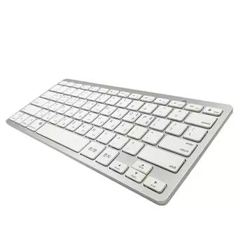 Клавиатура Bluetooth Keys Mini Korean для беспроводной связи 78 Silver