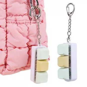 Клавиатура Fidget Toy Fidget Clicker Key Switch Keychain Shaft Tester для взрослых Green and Yellow and Pink