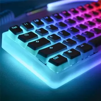 Клавишный колпачок 104 Keys Pudding Theme — OEM-профиль, двойной материал ABS/PBT, RGB-подсветка для механической клавиатуры MX Switch