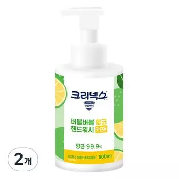 Kleenex Bubble Bubble Antibacterial Hand Wash for Kitchen Green Grapefruit Fragrance, 500ml, 2 units