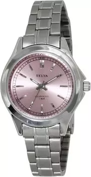 [Klefa] Analog Women s Watch Waterproof Metal Band Silver TE-AL037-PKS