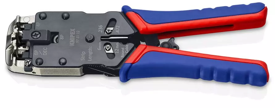 Клещи для обжима штекеров KNIPEX 200 мм 975112