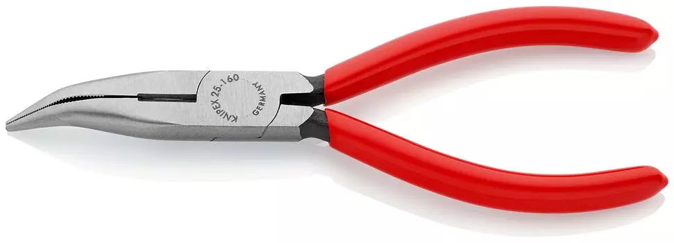 Клещи KNIPEX 2521-160 с загнутыми на 40° губками (SB)