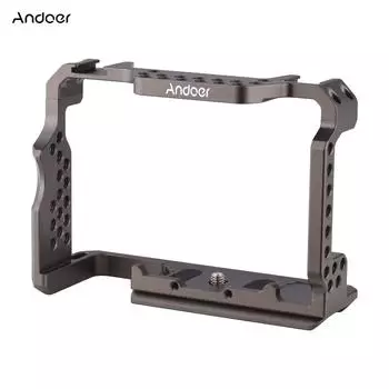 Клетка для камеры Andoer из алюминиевого сплава, замена видеоустановки для Sony A7R III/A7 II/A7III серебряный
