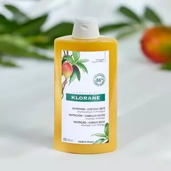 Klorane Шампунь с маслом манго 400 мл (Поврежденные и сухие волосы)