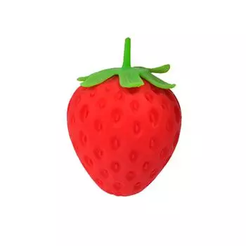 Клубничная декомпрессионная игрушка Tricky Pinch Музыкальный декомпрессионный вентиляционный шар Имитация фруктовой игрушки One Size