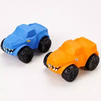 Kneading Deformed Educational Toy Car Stretch Car Toy Pinch and Pressable Slow Rebound Car Toy Squeeze Stress Relief Toy белый