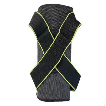 Knee Support Brace ,Compression Sleeve, Elastic Wrap Around Kneepad, Silicone Pad for Volleyball M