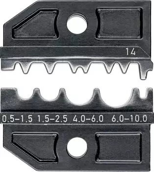 KNIPEX Crimping die 9749-14 (for 9743-200) 9749-14 чёрный