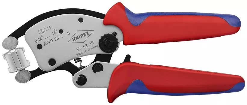 KNIPEX wire end crimping pliers multi-adjust 9753-18