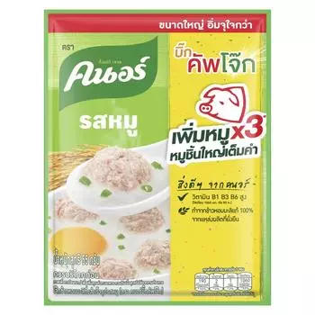 Knorr 100% рисовая каша с жасмином быстрого приготовления (Отвар) со свининой 55 г. х 4/12/24 шт. 55 g. x 4 pcs