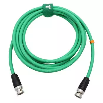 Коаксиальный видеокабель HT 12G 4K Raw SDI BNC to BNC Canale 75 Ом зеленый для камеры монитора гибкий экран 5M LV-61S