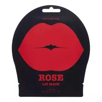 KOCOSTAR ROSE LIP MASK Гидрогелевая маска для губ с экстрактом розы