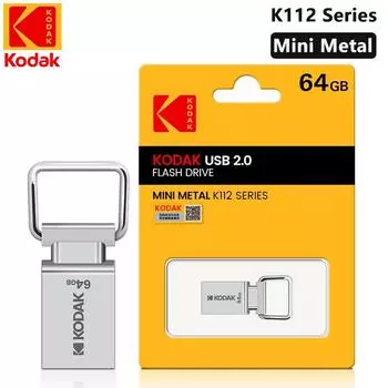 Kodak K112 Super Mini Metalen Usb флэш-накопитель 64 ГБ 32 ГБ 16 ГБ USB2.0 флэш-диск флэш-накопитель карта памяти ручка-накопитель Autosleutel 32GB