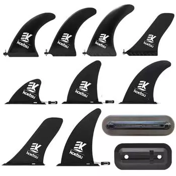 KOETSU Paddle Board Fin Быстросъемный плавник для лонгборда Съемный плавник для доски для серфинга Хвостовой плавник для доски для стояния Аксессуары для доски для серфинга