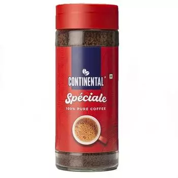 Кофе CONTINENTAL SPECIALE 100 г банка | 100% чистый растворимый кофе в порошке