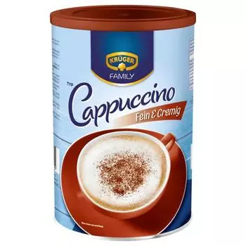Кофе Kruger Cappuccino Fine & Creamy, молотый 350 г