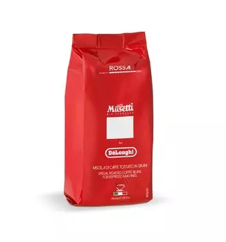 Кофе Musetti Rossa в зернах пакетик 250г.