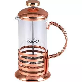 Кофе в зернах Karaca French Press Bronze Linear 350 мл