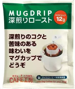 Кофейная кружка Cafe Kobo Drip Drip Dark Roast 12 г x 100 шт.