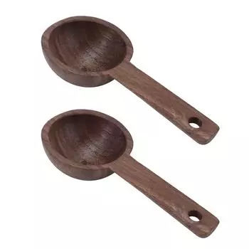 Кофейная ложка деревянная мерная ложка ореховая чайная ложка кофейные аксессуары для кофе чай сахар мутность