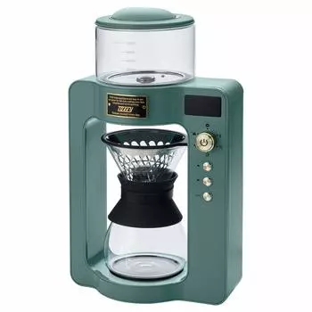 Кофемашина Bon Furniture с функцией приготовления пара и таймером 1 л кофе с автоматической подачей Slate Green