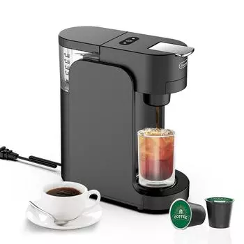 Кофемашина Cafetera с 1 насосом для извлечения молочной пены, бытовая небольшая полуавтоматическая кофеварка из нержавеющей стали Cafetera us белый