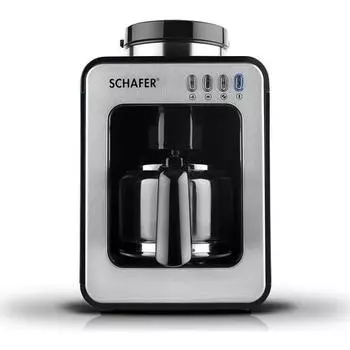 Кофемашина с фильтром Schafer Barista и кофемолкой
