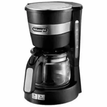 Кофеварка капельная DeLonghi черная Active Series Cups ICM14011J 0.65L 5-6