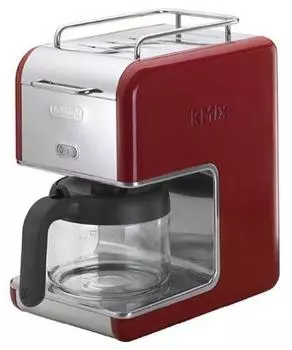 Кофеварка капельная DeLonghi красная 6 чашек CMB6-RD K-Mix