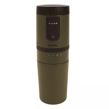 Кофеварка Macross Coffee Label Olive Green USB перезаряжаемая для использования вне помещений и офиса MEK-107OG