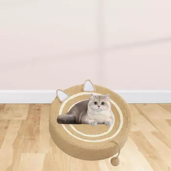 Когтеточка для кошек Cat Lounge для использования в помещении с подкладкой из сизаля
