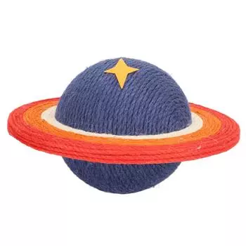 Когтеточка для кошек Fun Planet Shape Натуральный сизаль Избавляет от скуки Предотвращает повреждение мебели Котенок