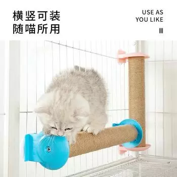 Когтеточка для кошек, клетка для кошек, специальная подвеска, можно установить, износостойкая, не крошится, многофункциональная игрушка для домашних животных