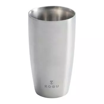 KOGU Coffee Tools Двойной стакан 330 мл в двойной структуре, устойчивый к холоду, прочный, походный подарок из нержавеющей стали Tsubame Sanjo 46008